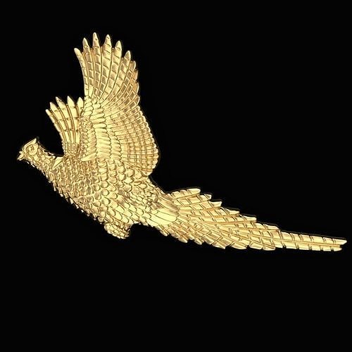 pendant Pheasant 3D print model