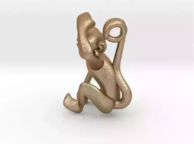 3D-Monkeys 136 3D print model