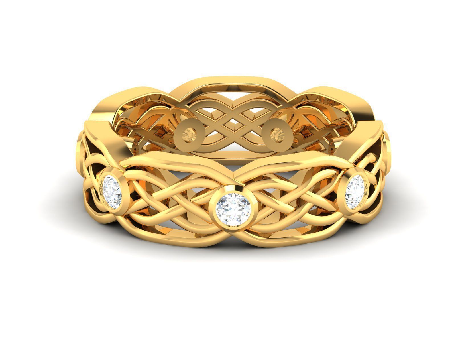 Women ring 3dm render detail 3D print model 3D print model_2