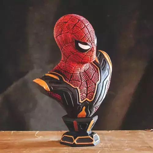 SPIDER-MAN FAR FROM HOME BUST - IRON SPIDER 3D print model