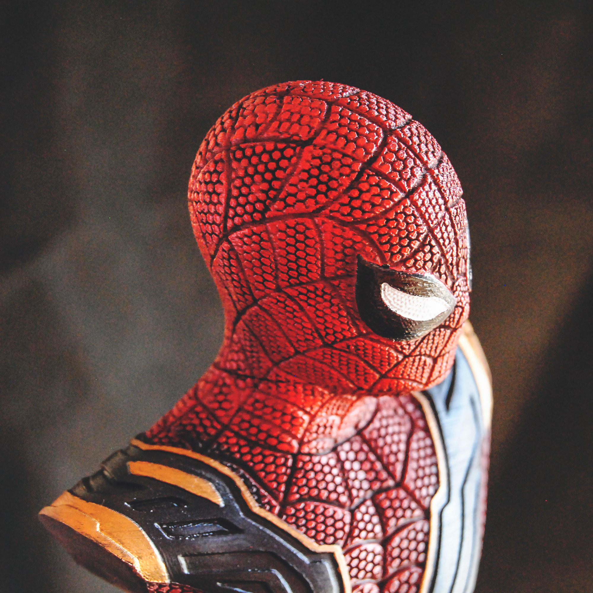 SPIDER-MAN FAR FROM HOME BUST - IRON SPIDER 3D print model_9