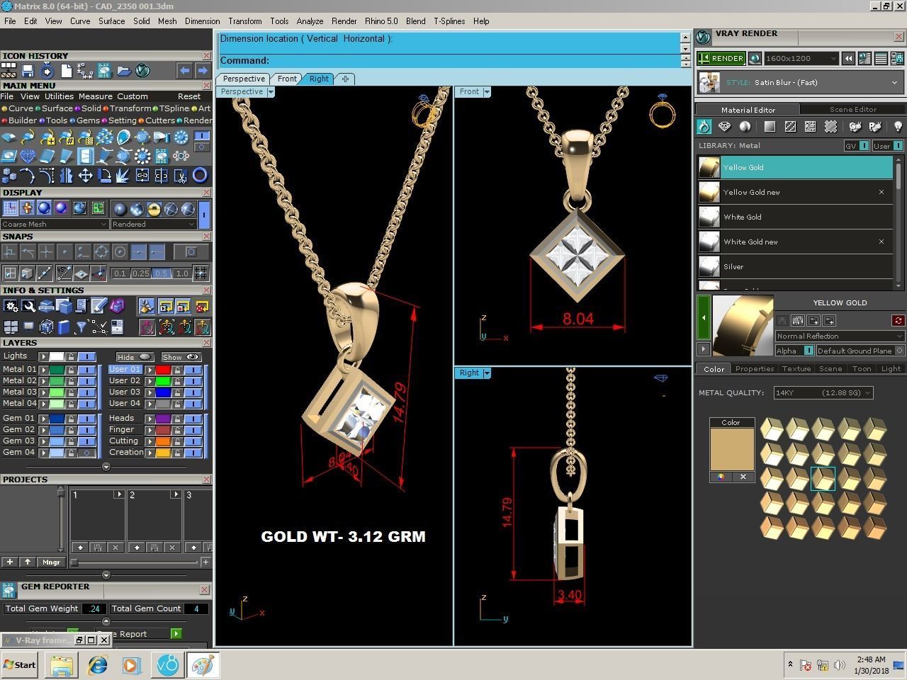 Women pendant 3dm render detail 3D print model 3D print model_6