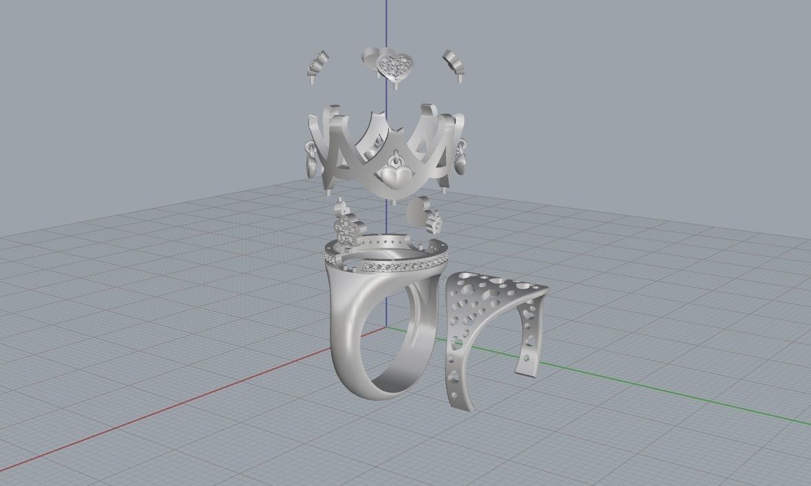Pasqualo Bruno Sisso ring  3D print model_8