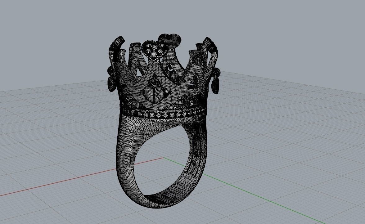Pasqualo Bruno Sisso ring  3D print model_3