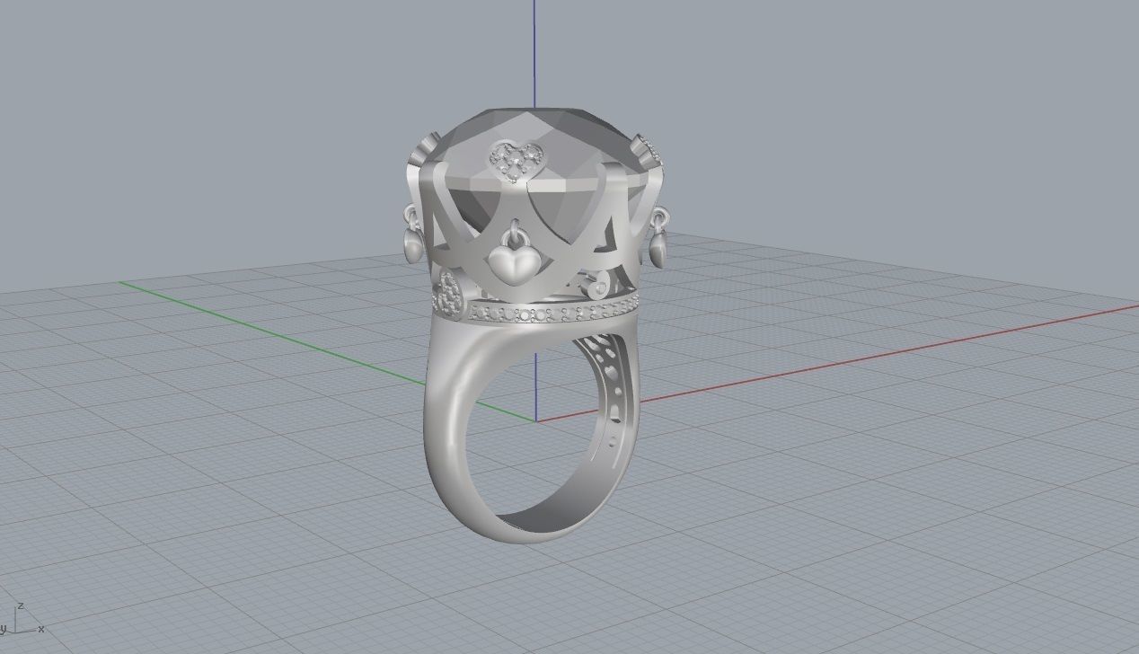 Pasqualo Bruno Sisso ring  3D print model_6