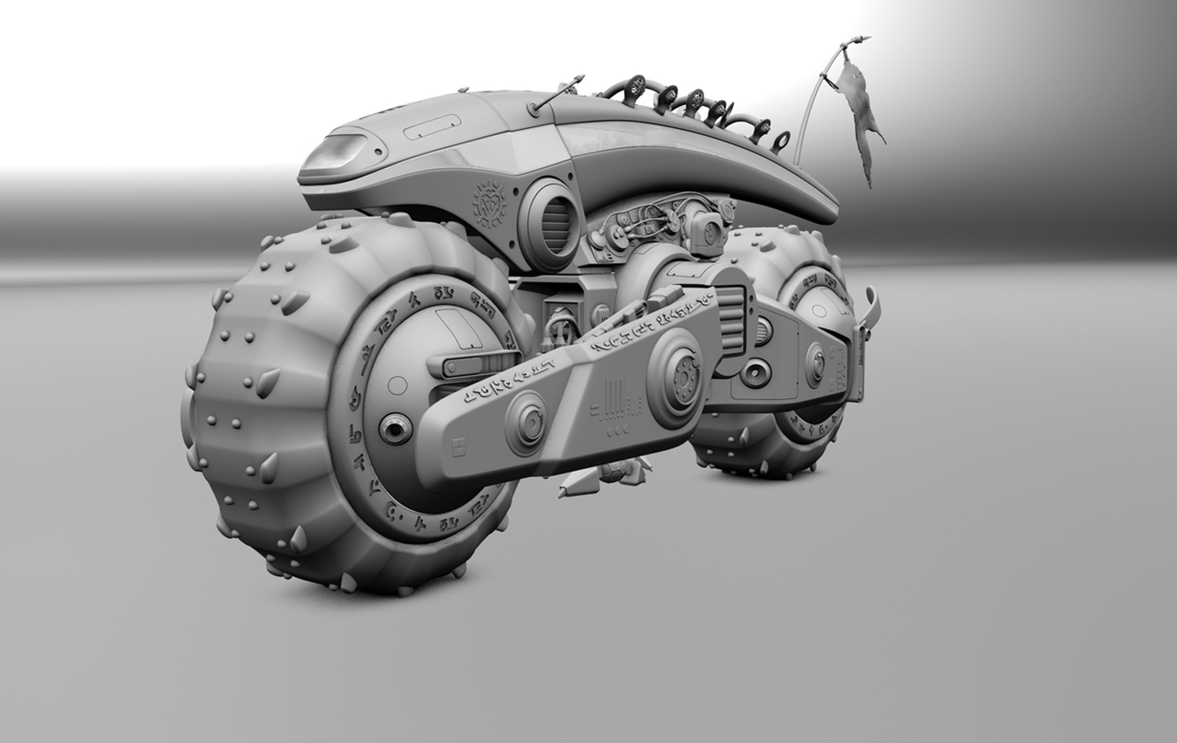 Alienbike MQ  3D model_4