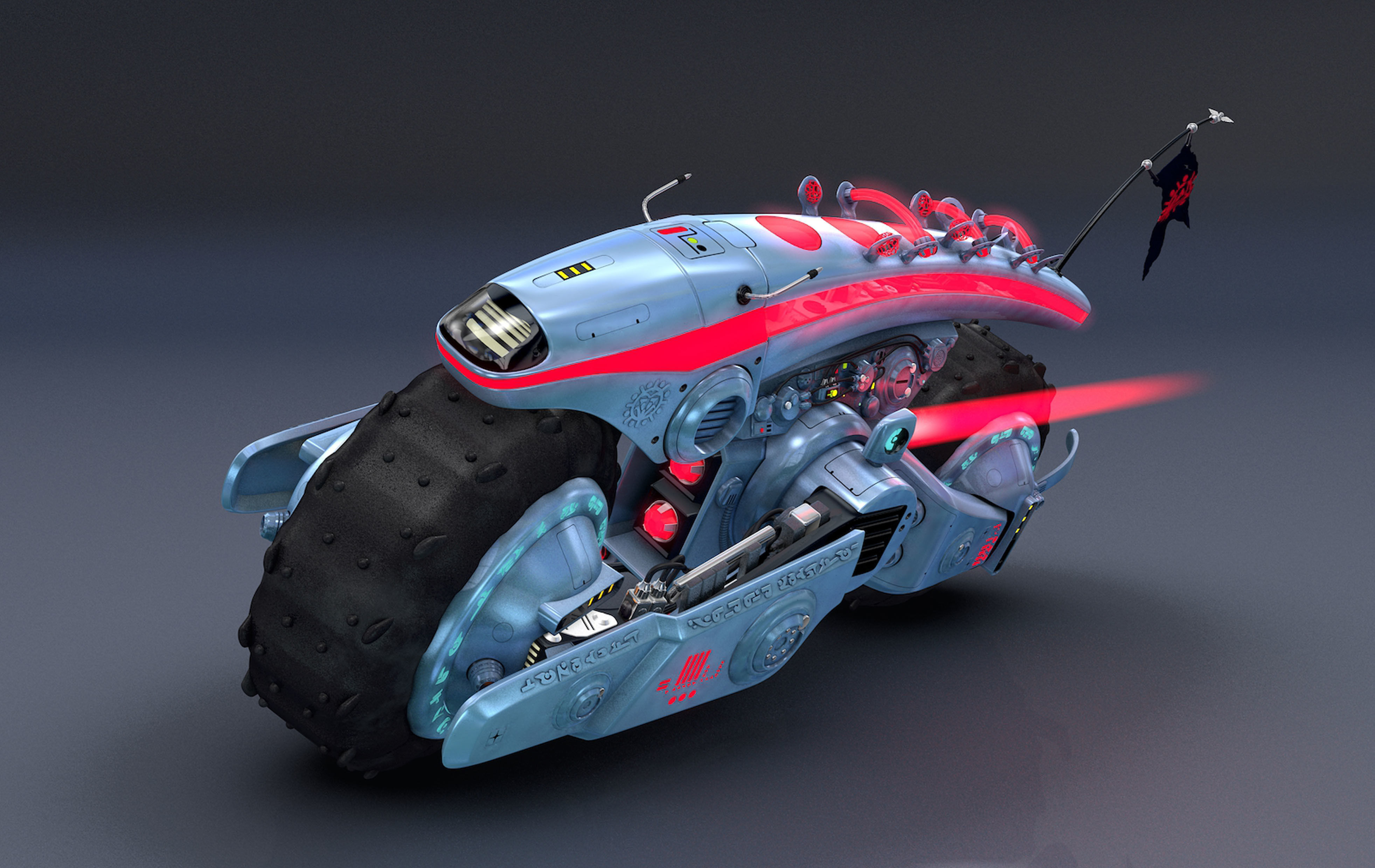 Alienbike MQ  3D model_3