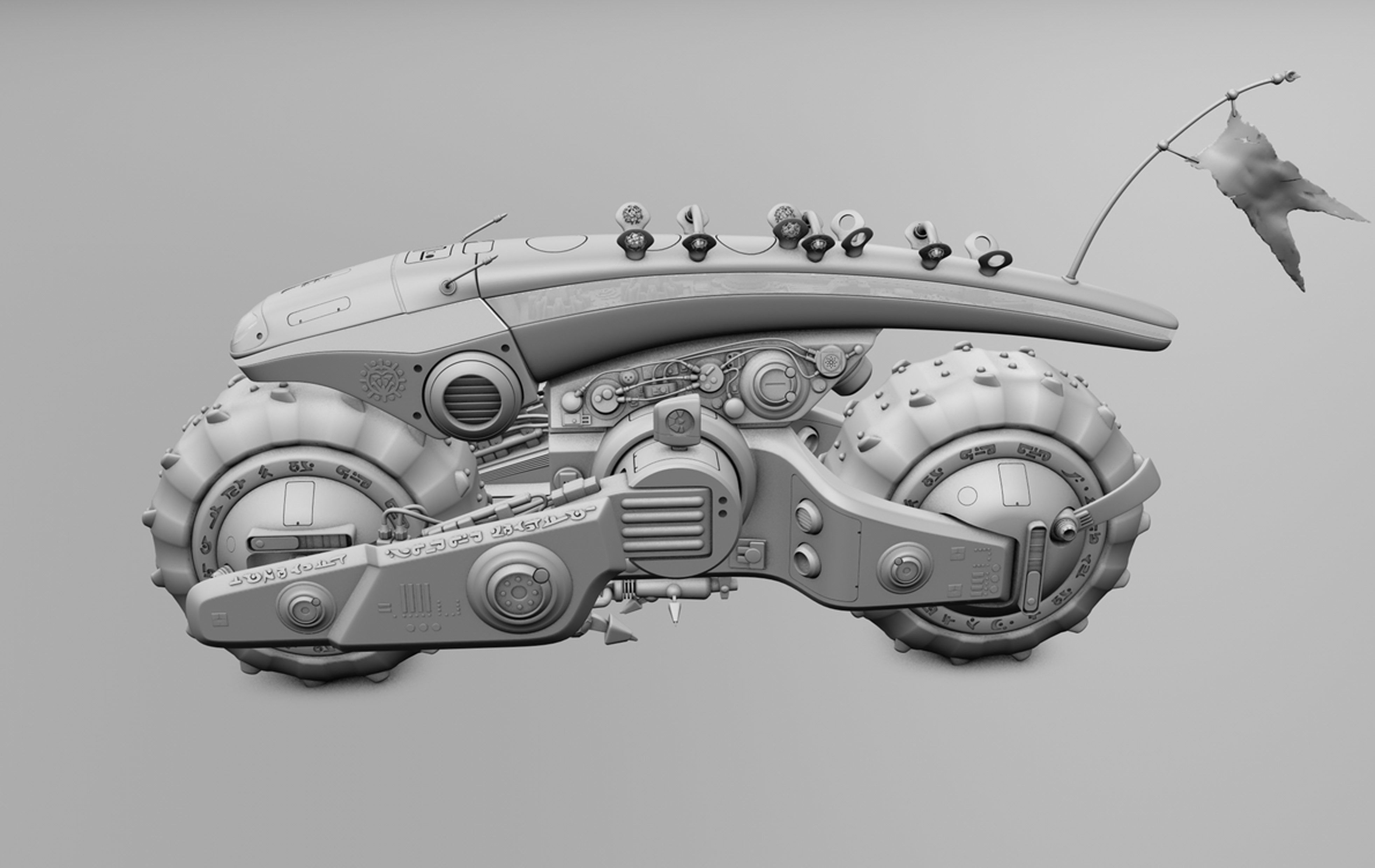 Alienbike MQ  3D model_2