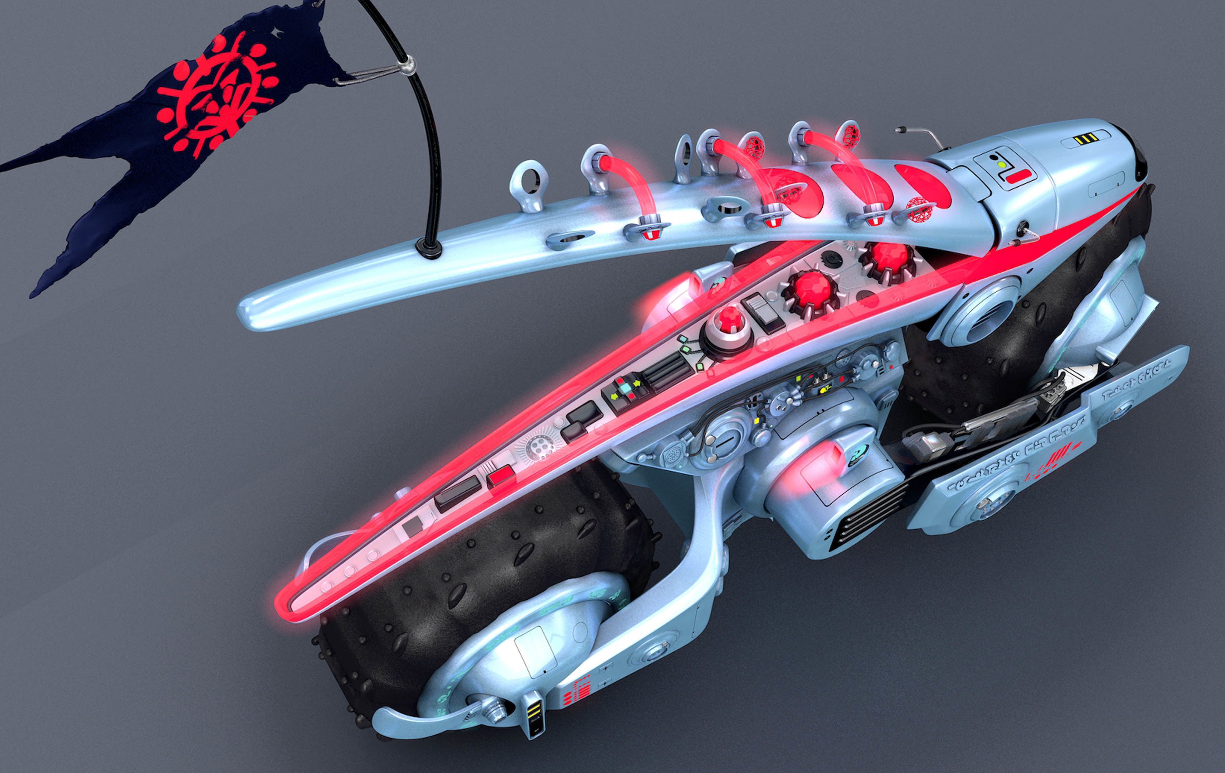 Alienbike MQ  3D model_9