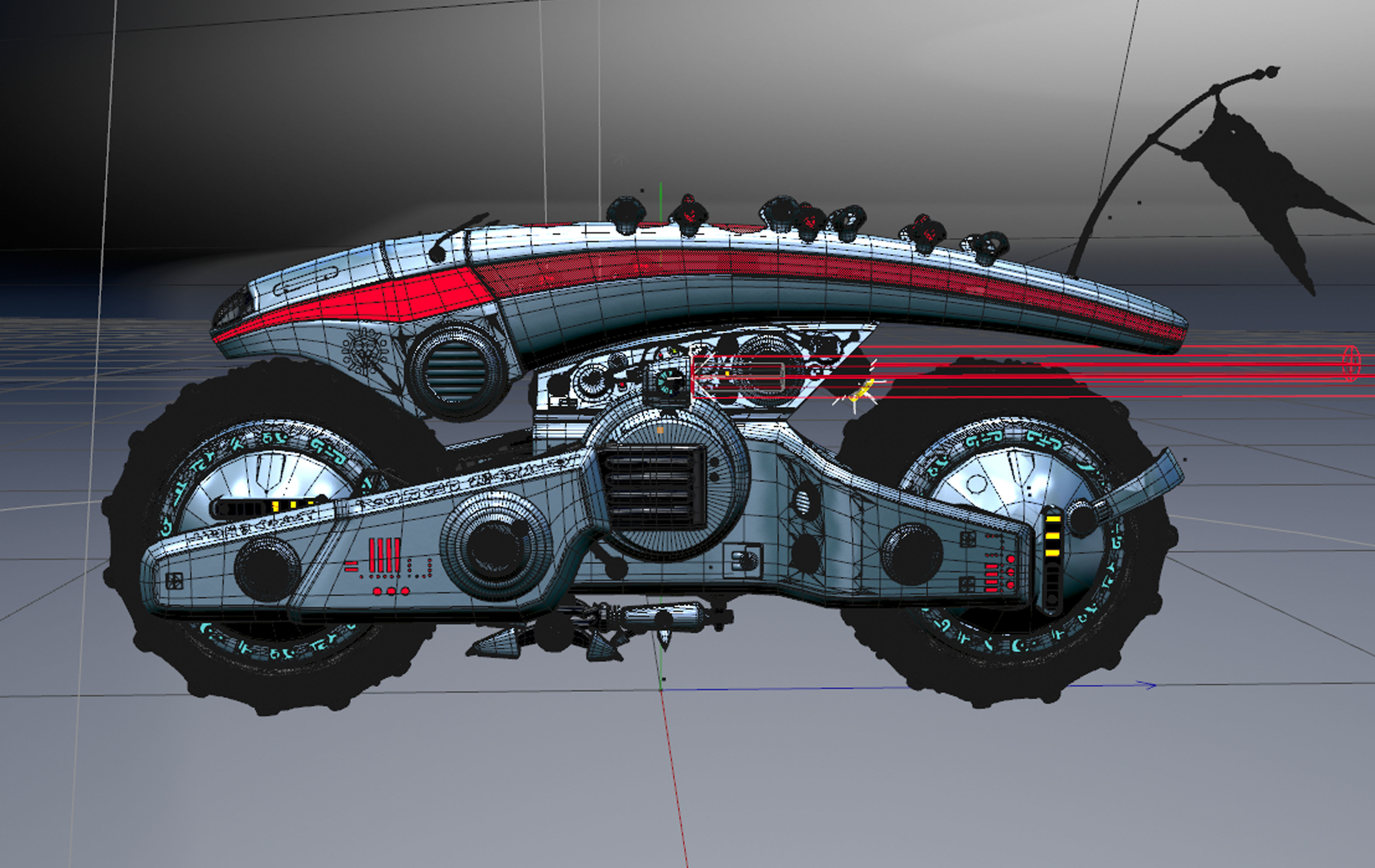 Alienbike MQ  3D model_1