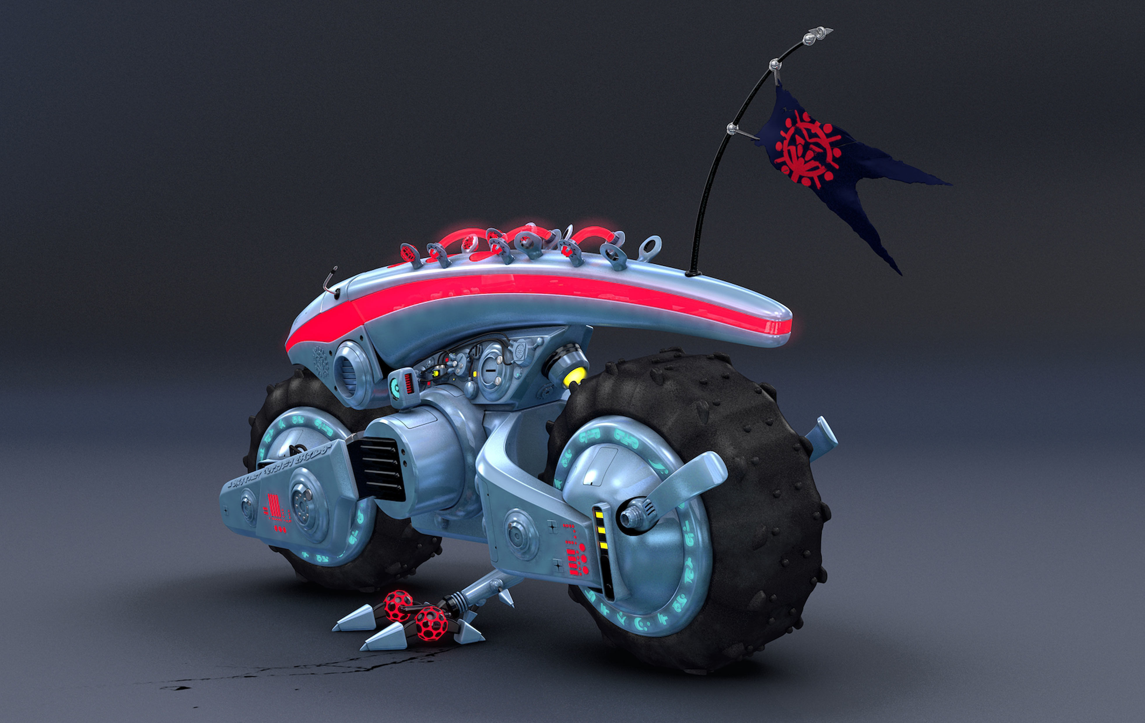 Alienbike MQ  3D model_5