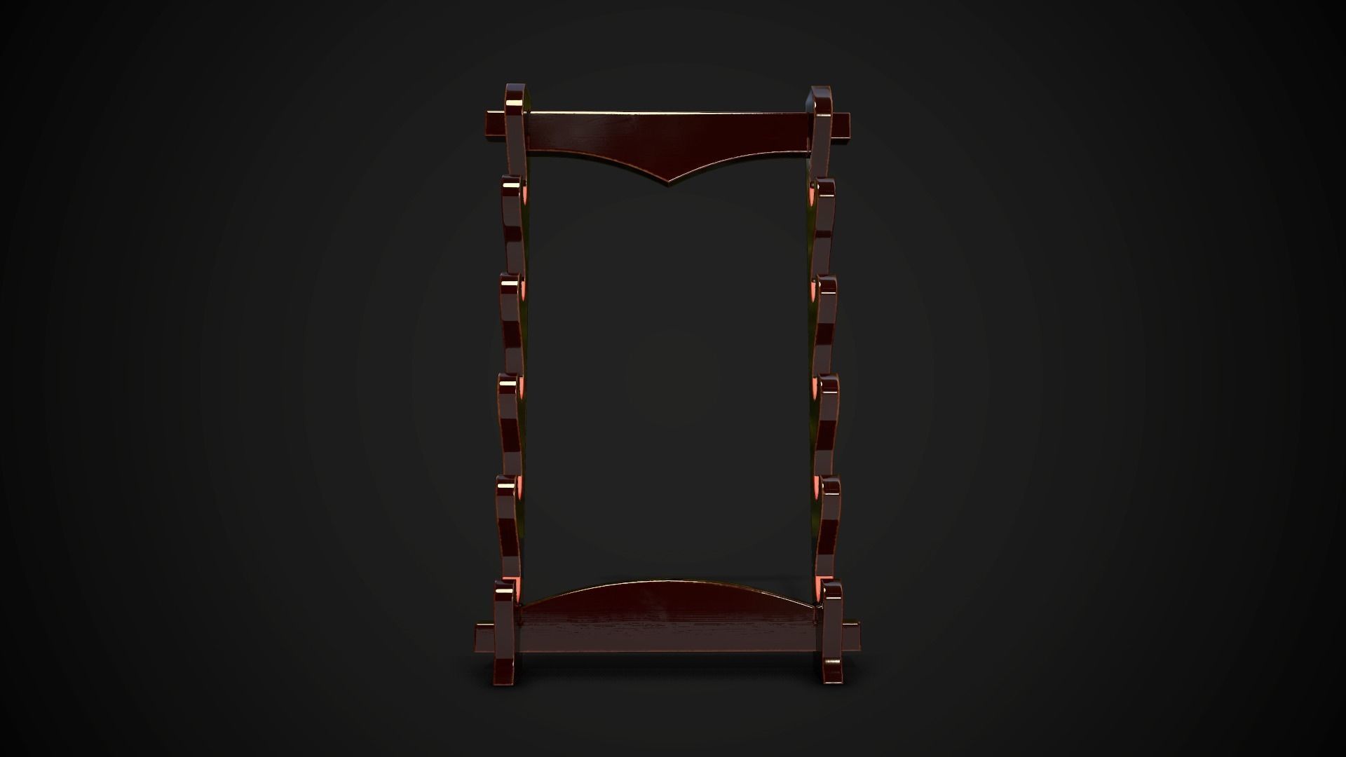 Stand for katana Free low-poly 3D model_16