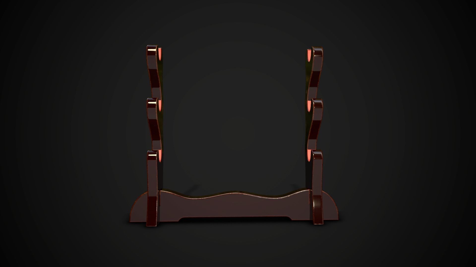 Stand for katana Free low-poly 3D model_21