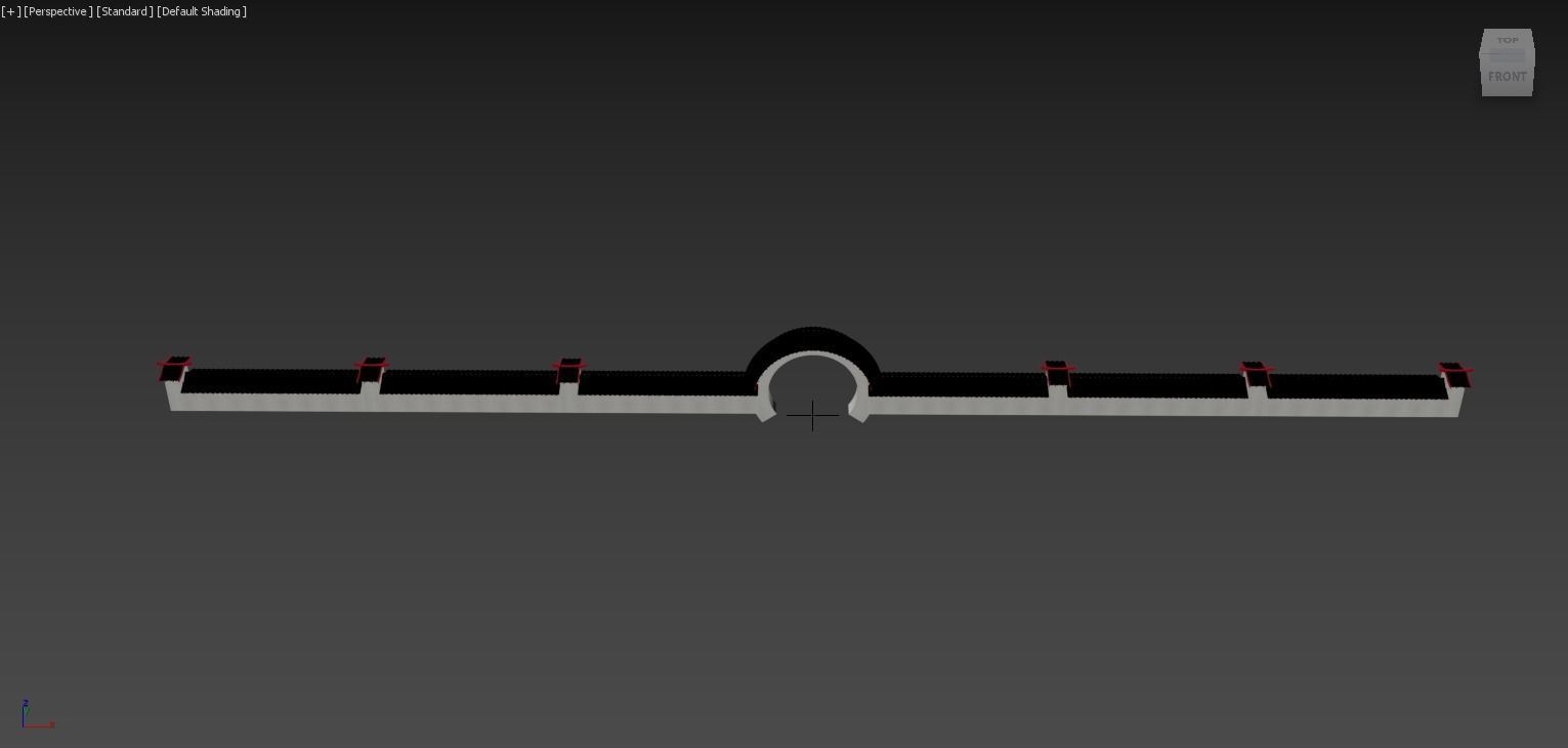 SKC - Asian Garden Gate 3D model_1