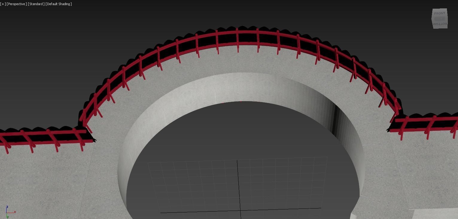 SKC - Asian Garden Gate 3D model_9