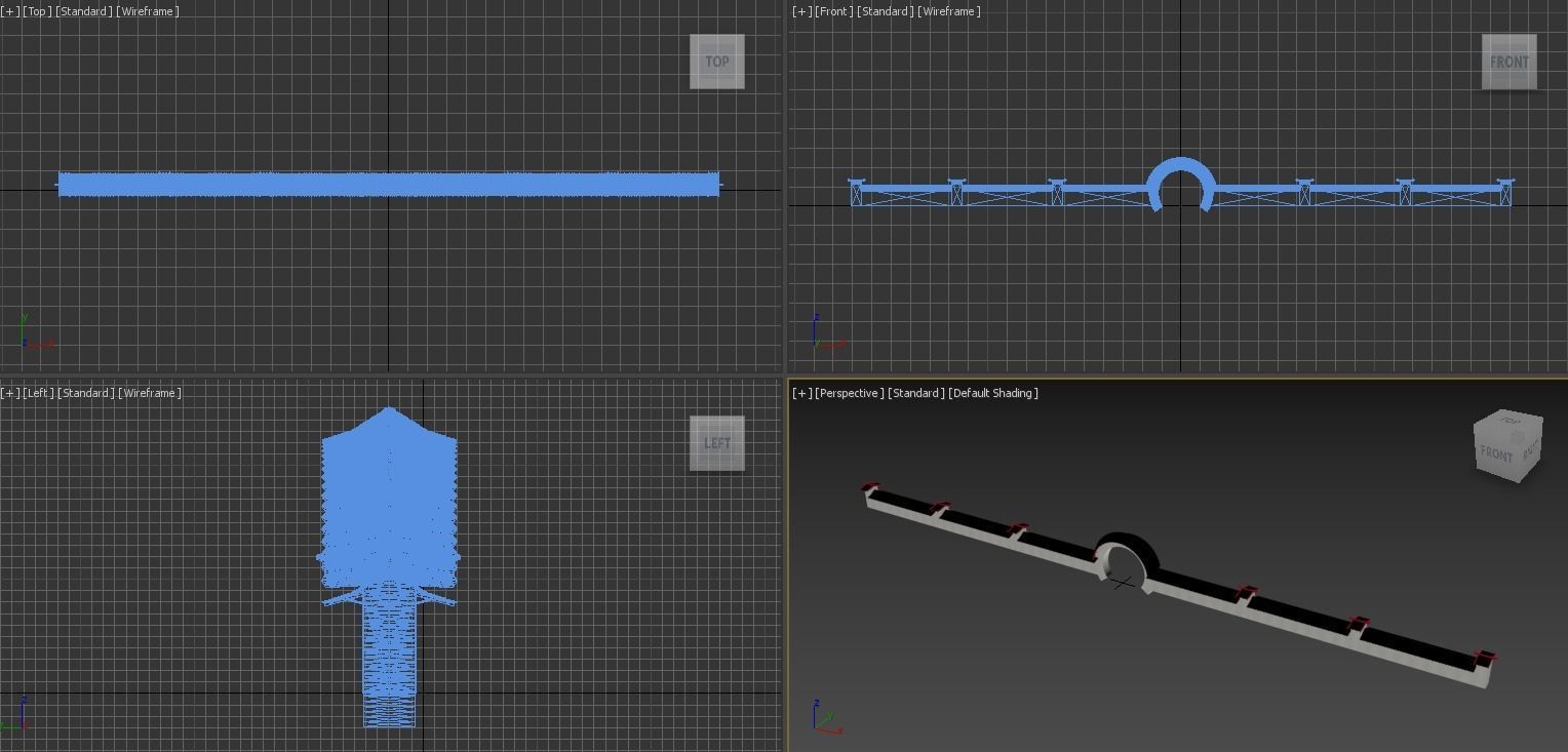 SKC - Asian Garden Gate 3D model_20