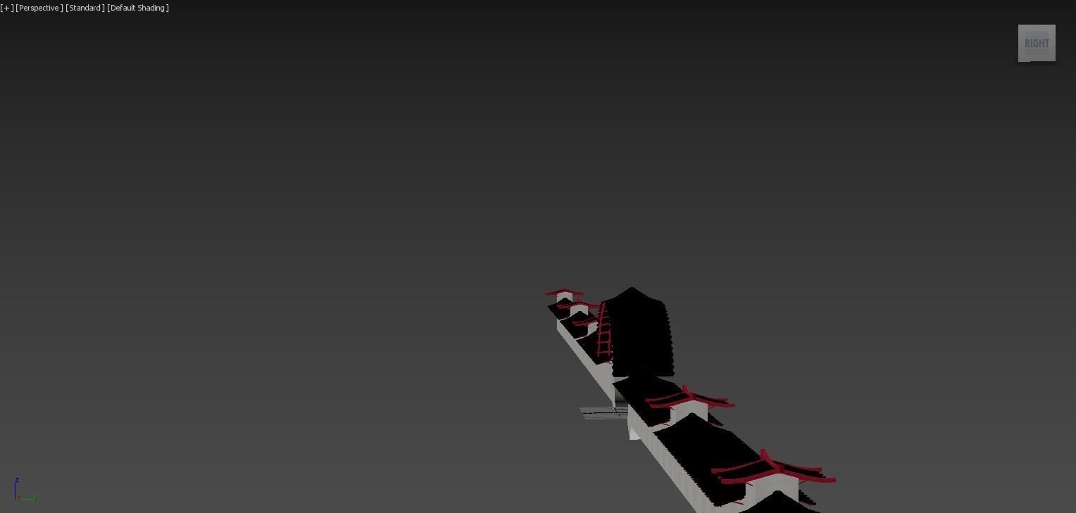 SKC - Asian Garden Gate 3D model_8