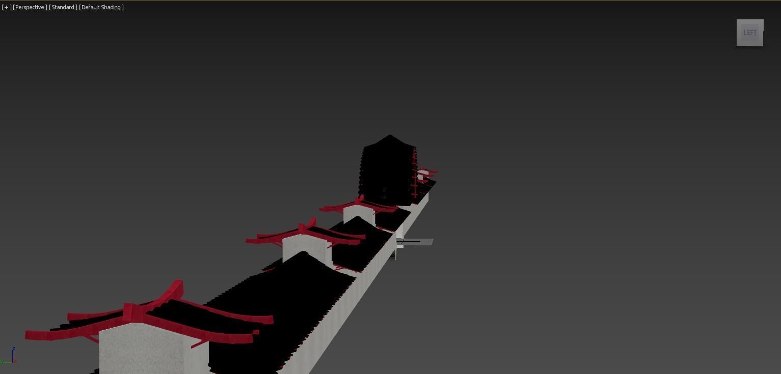 SKC - Asian Garden Gate 3D model_12