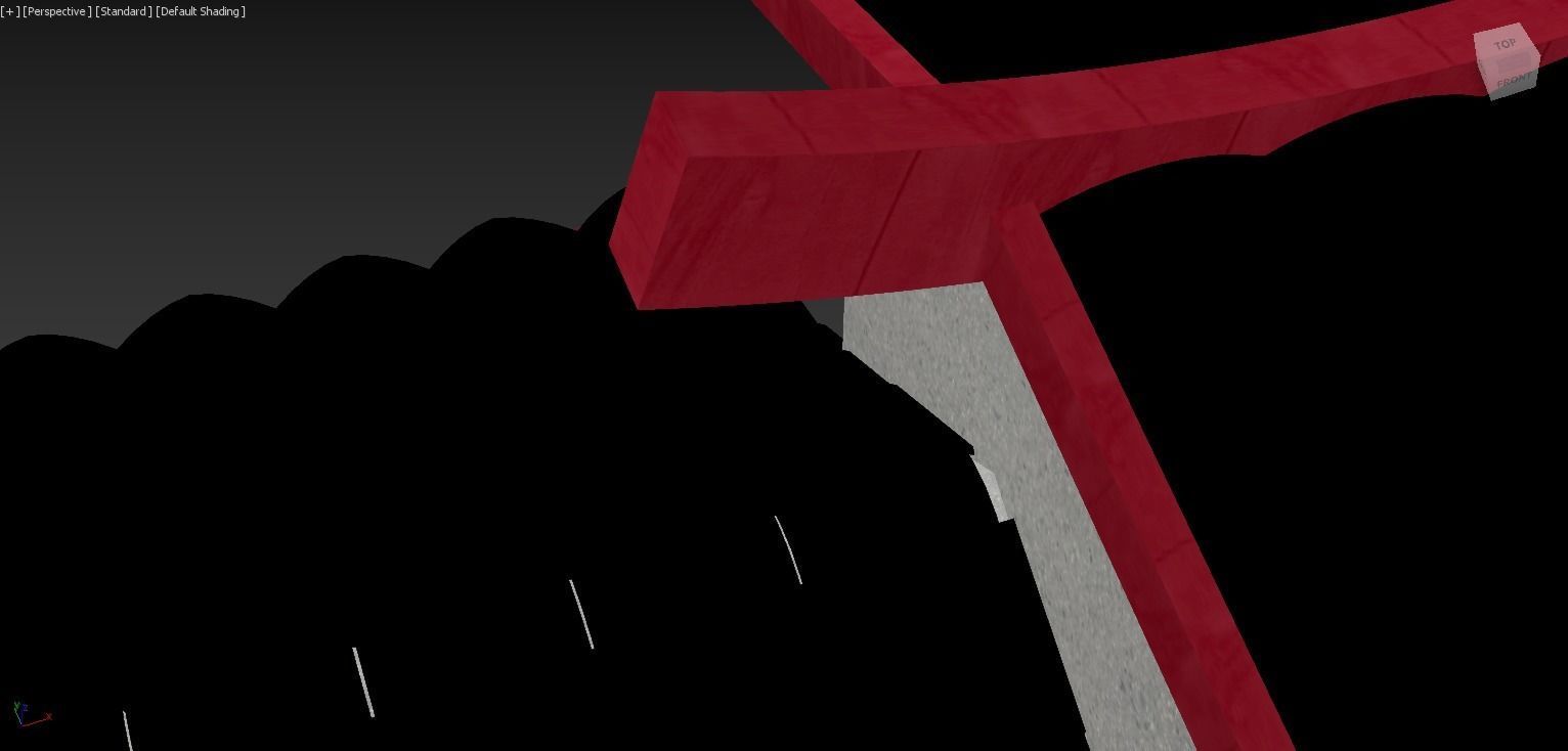 SKC - Asian Garden Gate 3D model_7