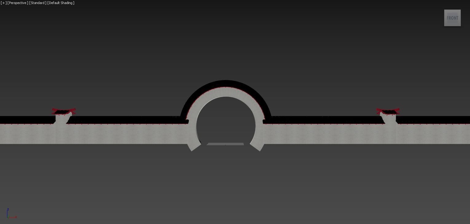 SKC - Asian Garden Gate 3D model_16