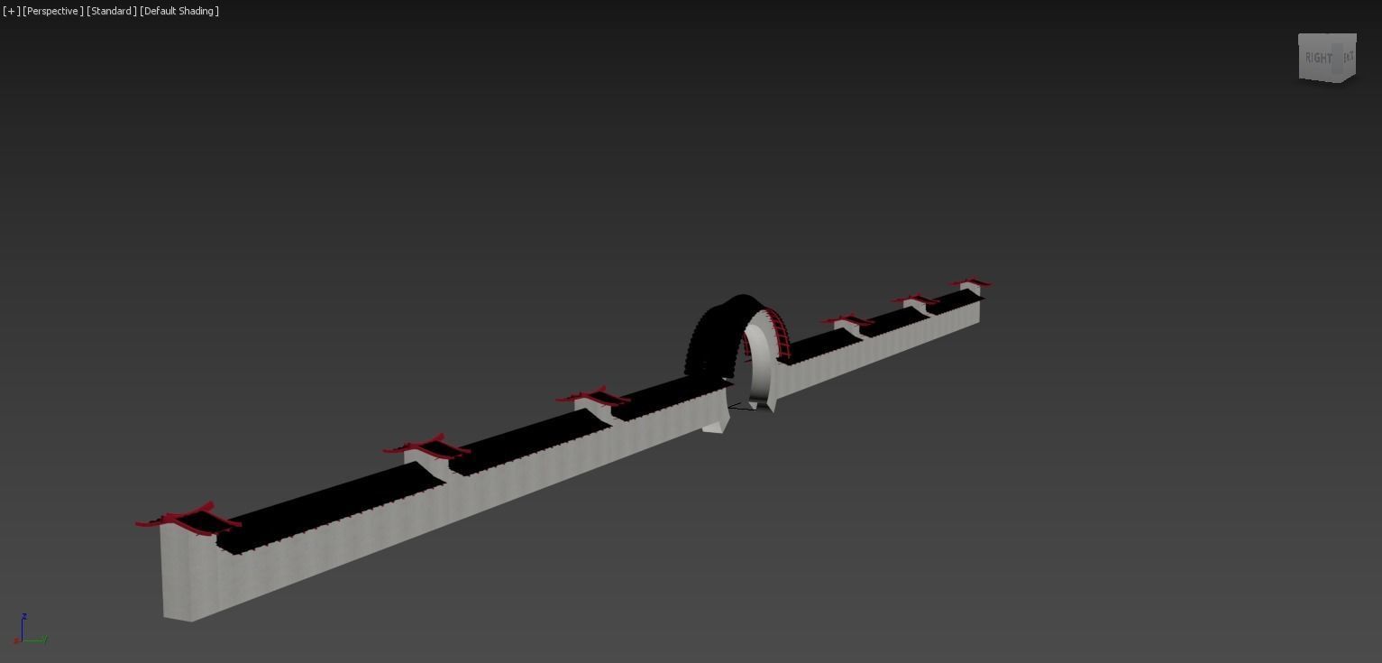 SKC - Asian Garden Gate 3D model_14