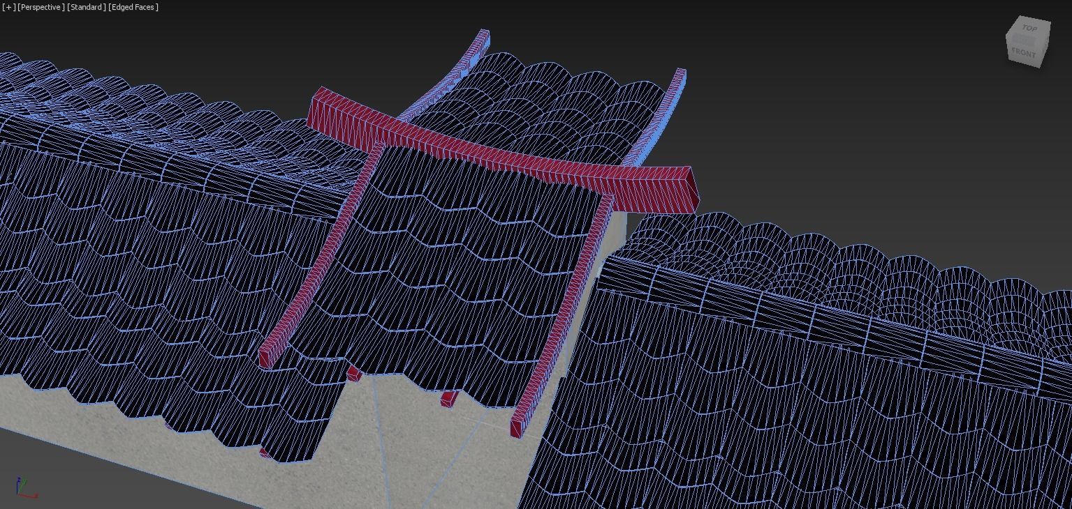 SKC - Asian Garden Gate 3D model_19