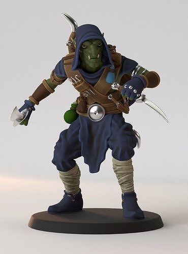 Goblin rogue Free 3D print model