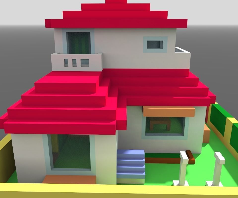 Animation House ver2 3D model_13