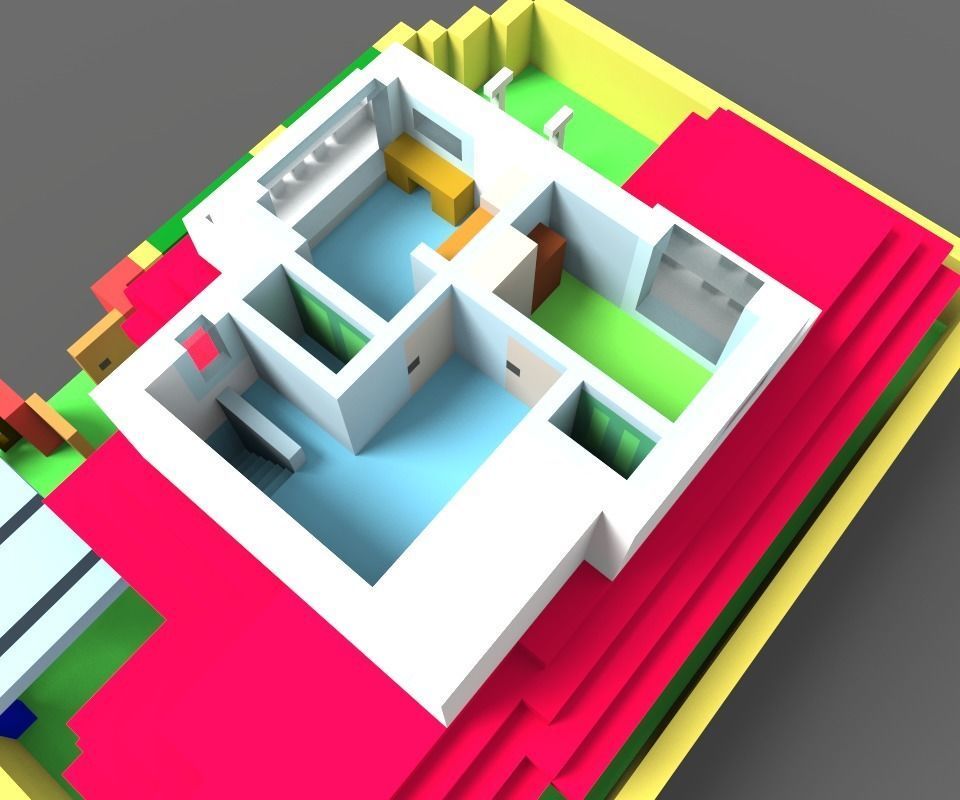 Animation House ver2 3D model_24