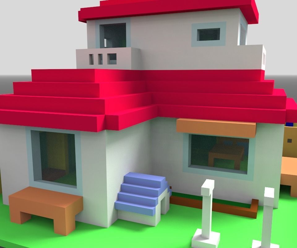 Animation House ver2 3D model_18
