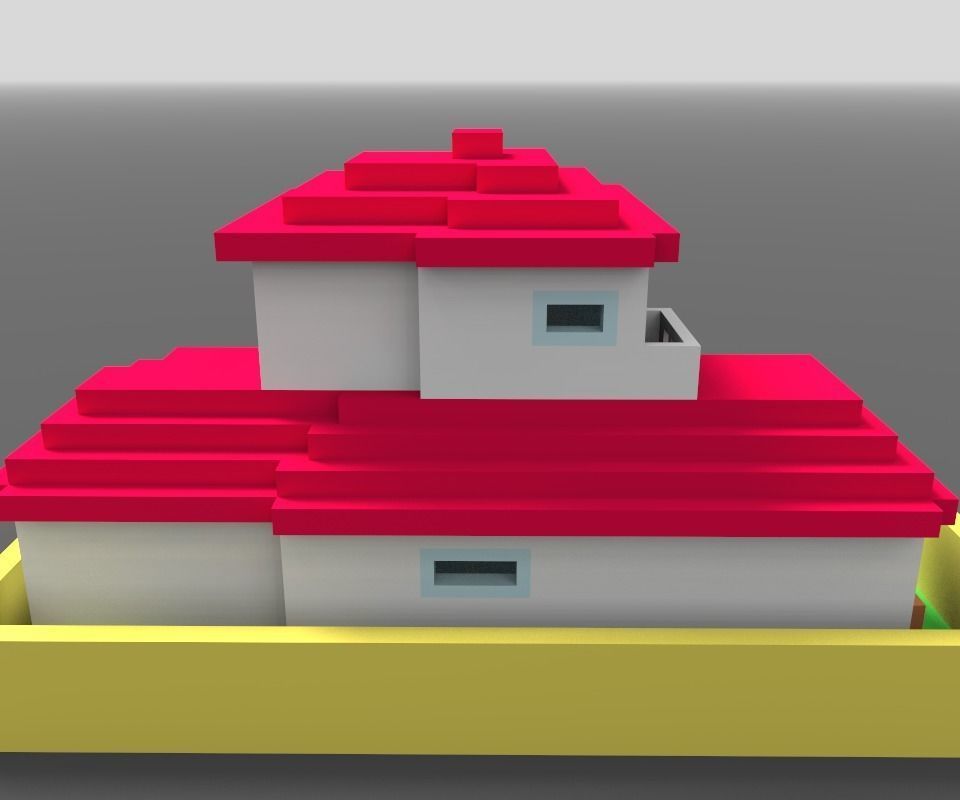 Animation House ver2 3D model_21