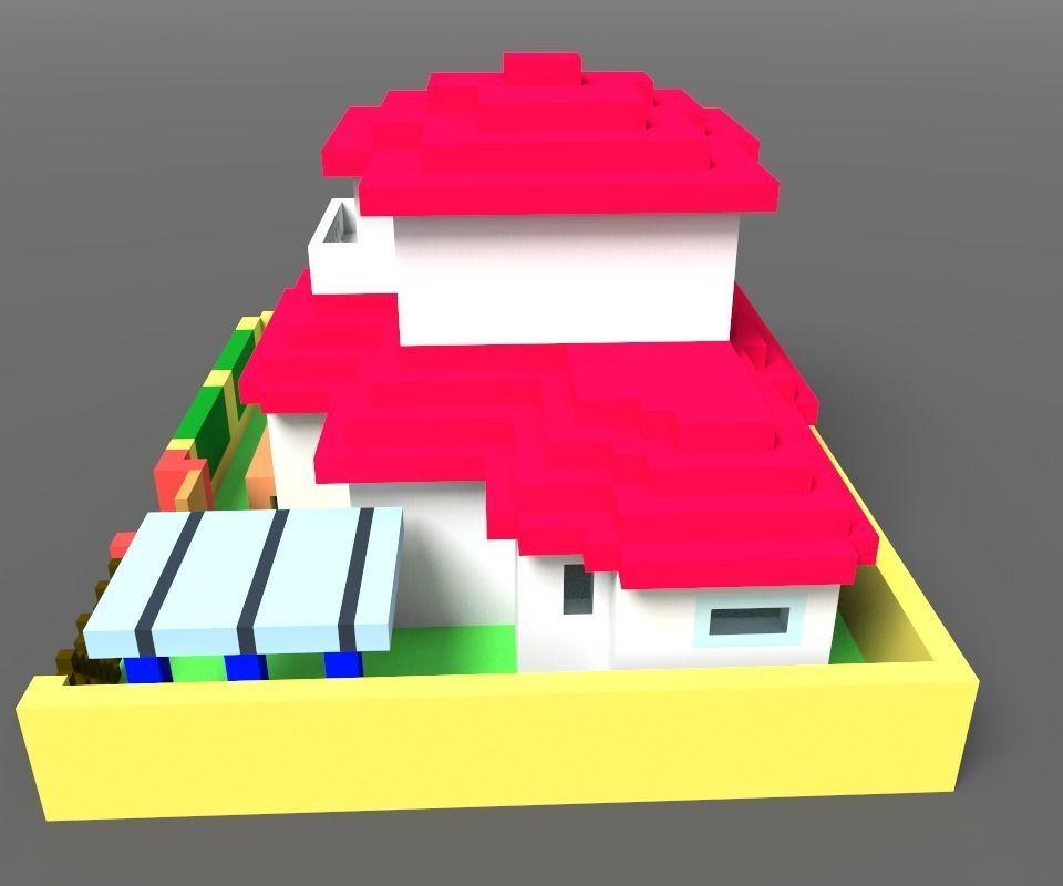 Animation House ver2 3D model_15