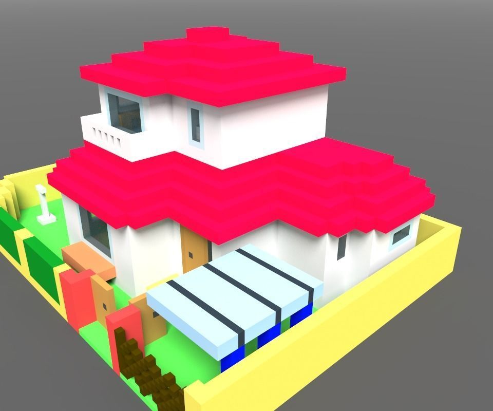 Animation House ver2 3D model_14