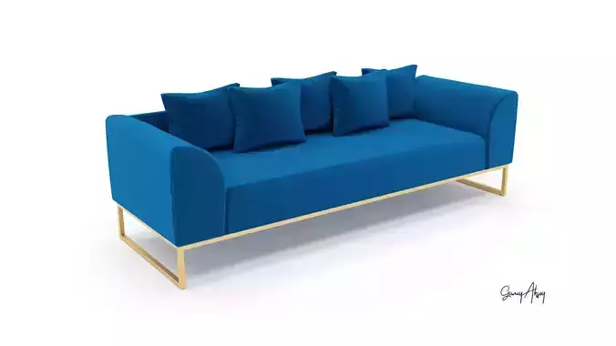 Modern Sofa 3D Model