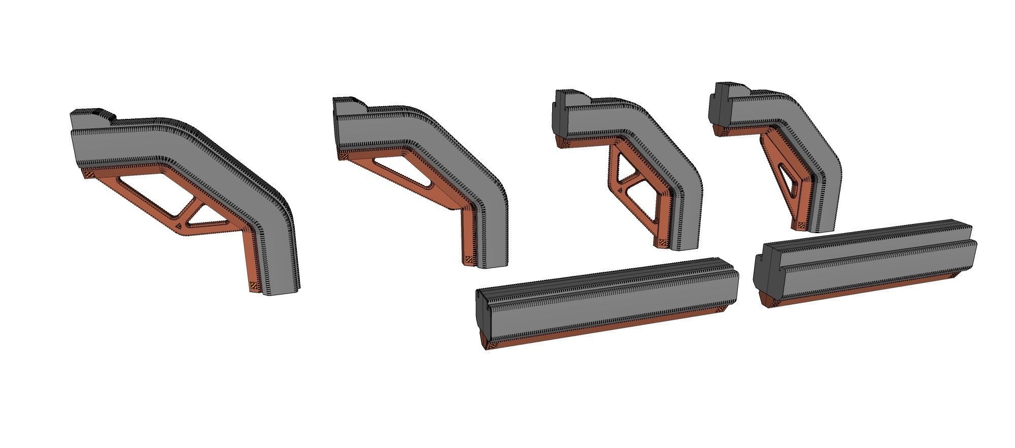 sci-fi Architecture kitbash 1 3D model_35