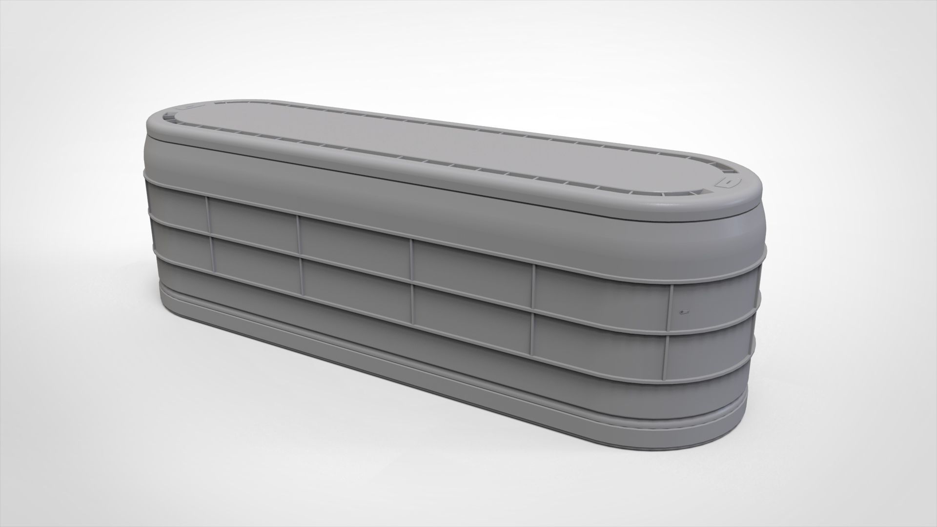 sci-fi Architecture kitbash 1 3D model_19