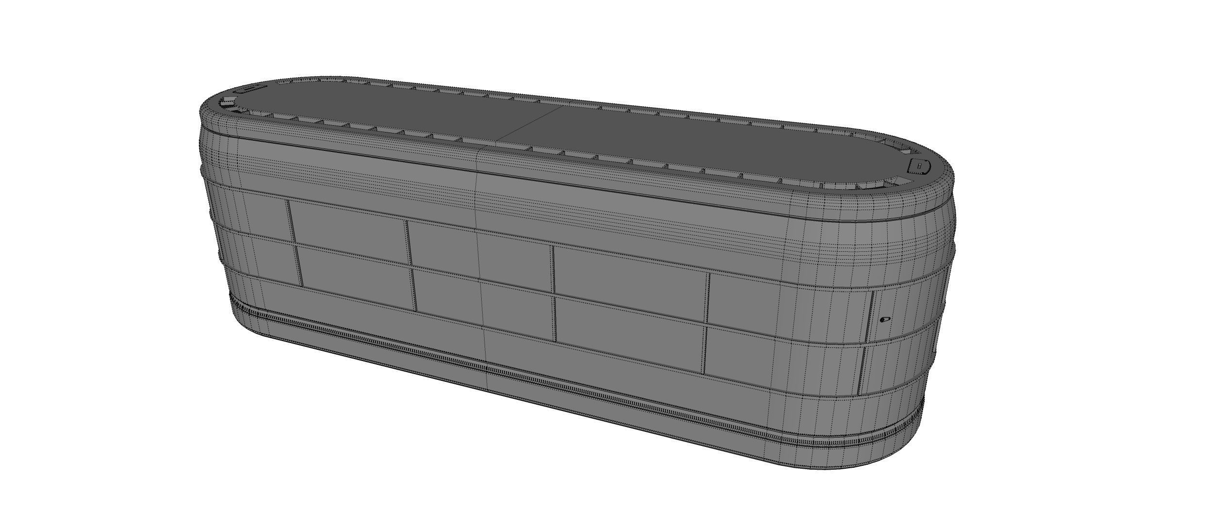 sci-fi Architecture kitbash 1 3D model_31