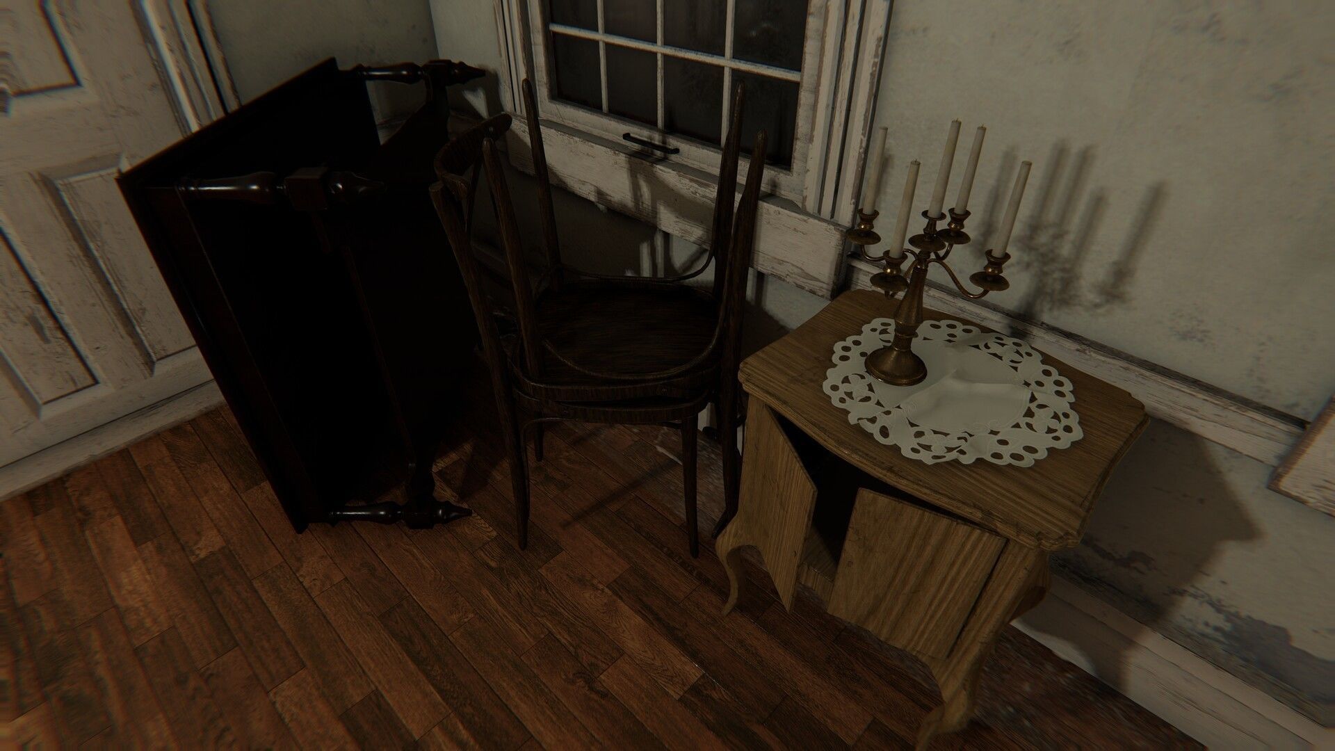 HQ Modular RE Mansion Low-poly 3D model_19