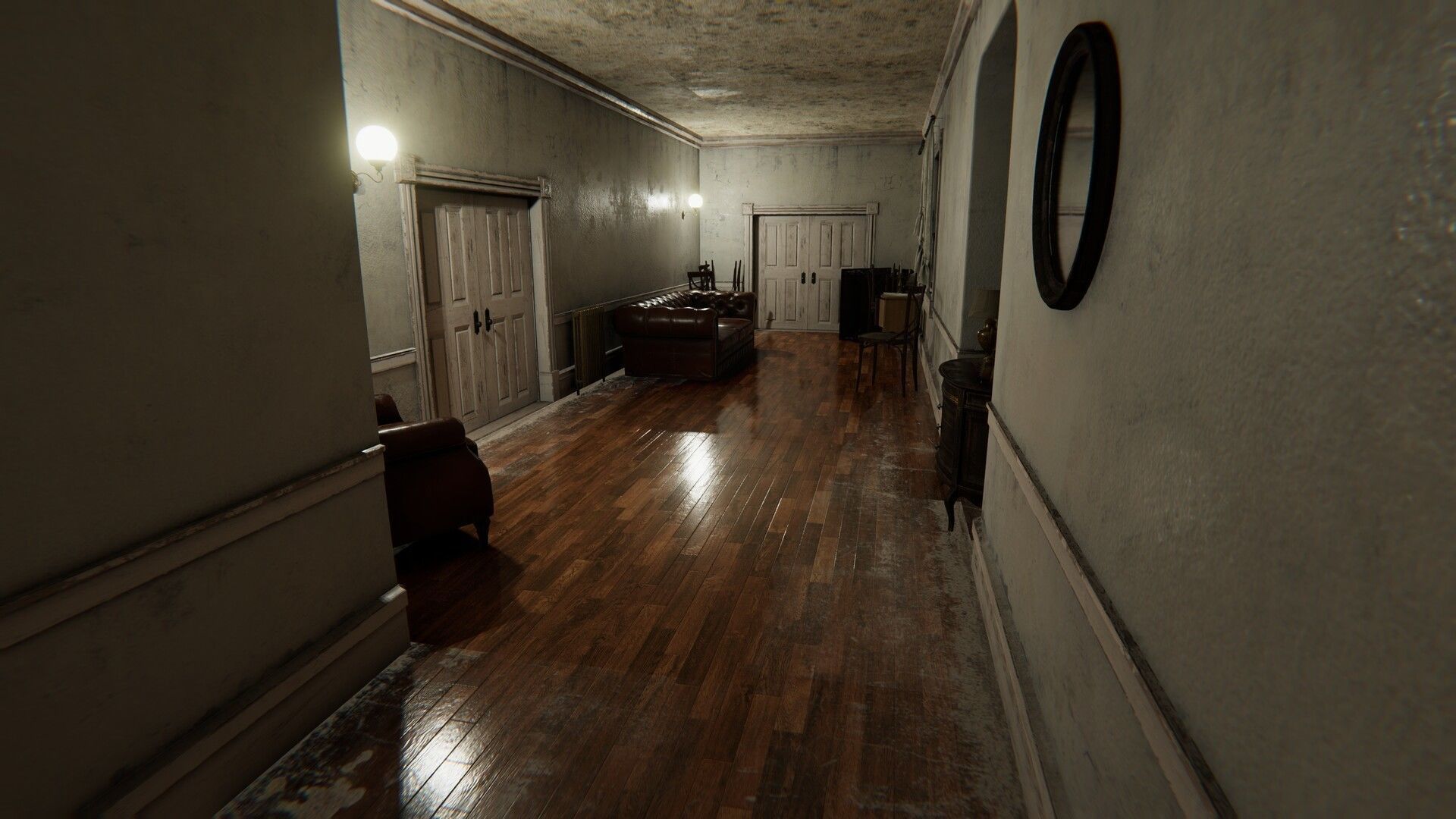 HQ Modular RE Mansion Low-poly 3D model_13