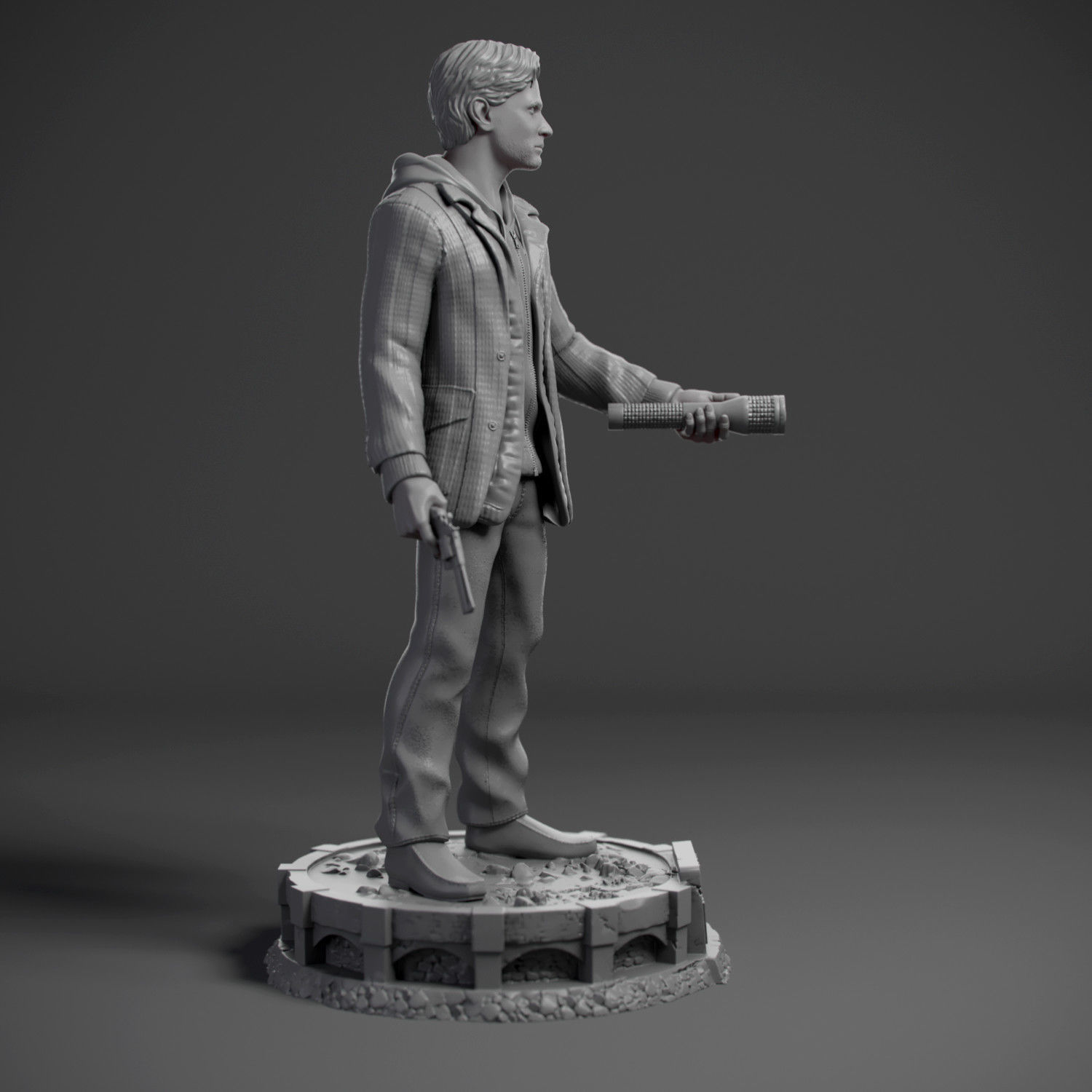 Alan Wake 3D print model_4