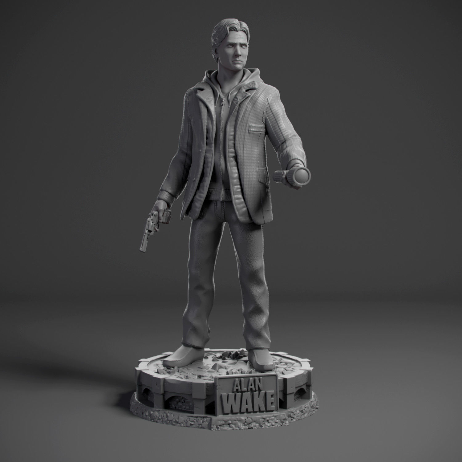 Alan Wake 3D print model_2