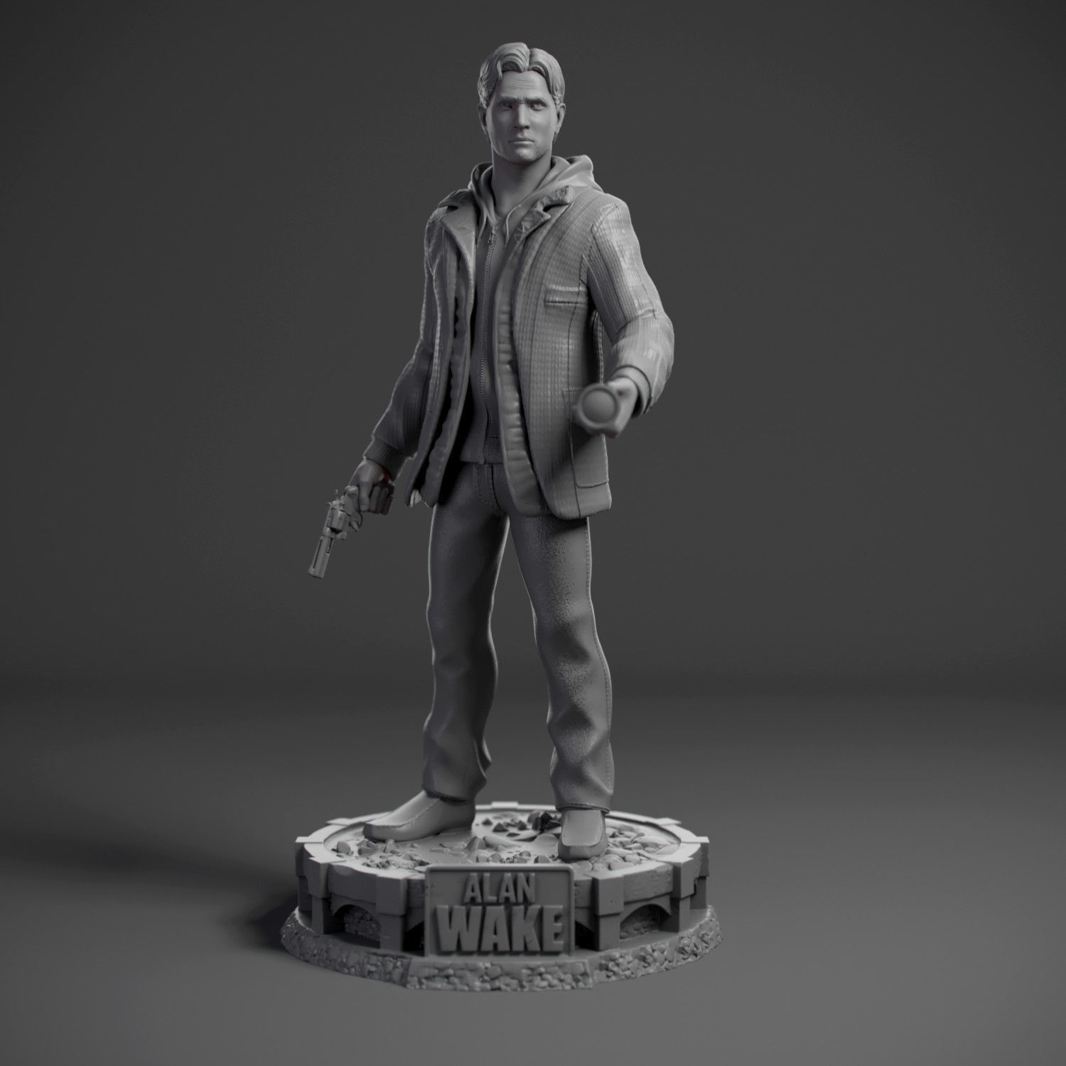 Alan Wake 3D print model_3