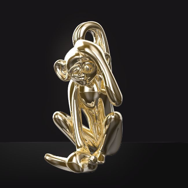 3D-Monkeys 162 3D print model_2