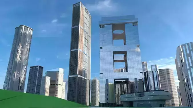 City Pack 01 3D model