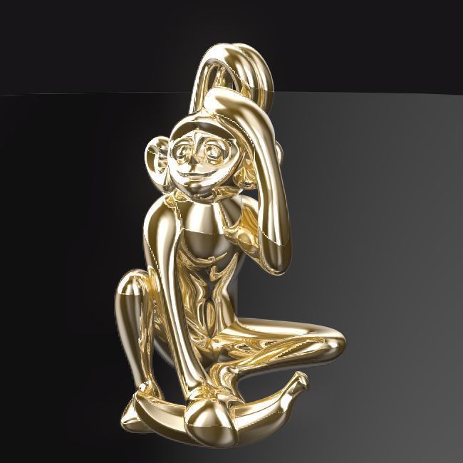 3D-Monkeys 167 3D print model_2