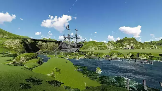 Pirate house - Terrain