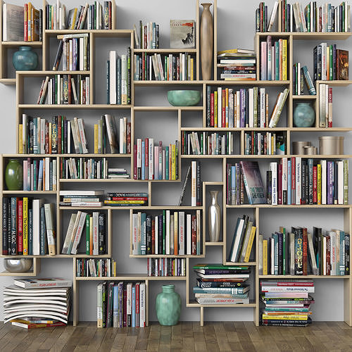 Book shelf 5 3D model