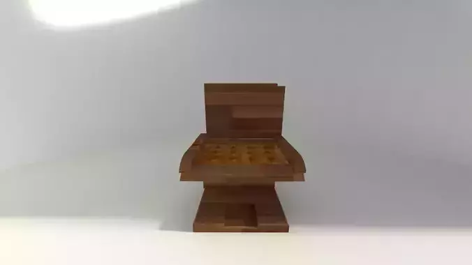 Chair Designed for older people  3D model