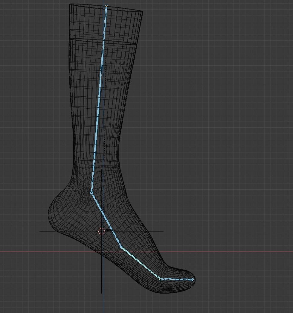 Full Mockup for socks Low-poly 3D model_12