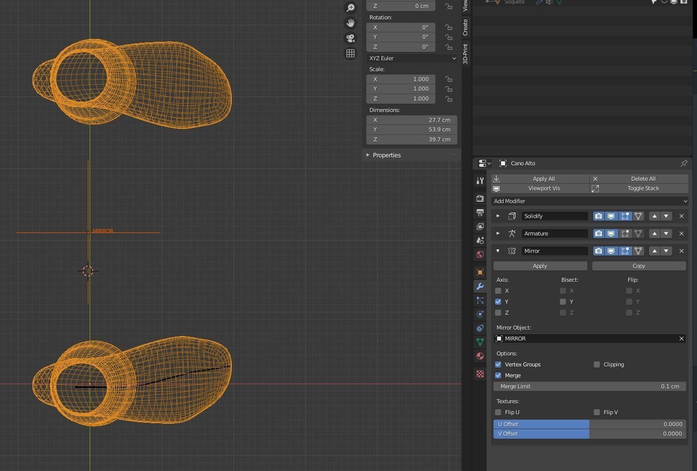 Full Mockup for socks Low-poly 3D model_7